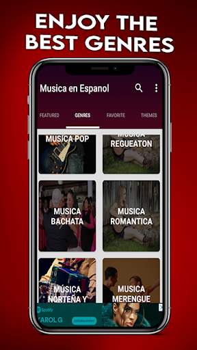 Music in Spanish: Songs in Spanish Free screenshot 1