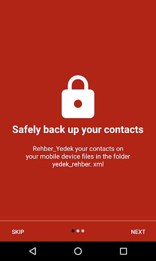 Contacts Backup screenshot 2