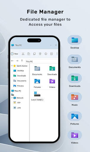Computer Launcher-Light Theme screenshot 3