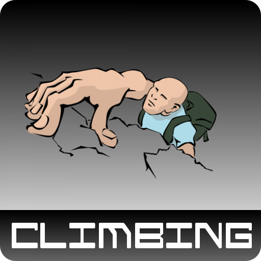 Climbing training icon