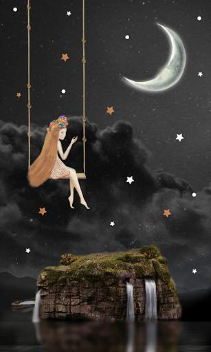 Girl Swing Live Wallpaper screenshot 3