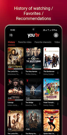 youtv — 400  channels & movies screenshot 2
