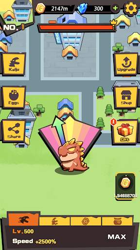 Monster Rush - Godzilla & Kingkong casual game screenshot 5