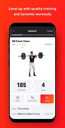 Volt: Gym & Home Workout Plans скриншот 1