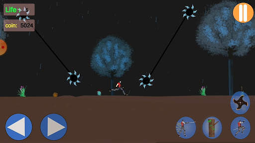 ninja warrior : permainan ninja - permainan pedang screenshot 1