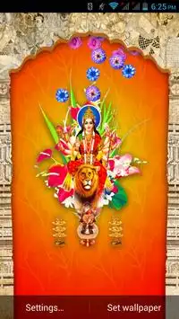 Durga Maa Live wallpaper 2 تصوير الشاشة