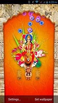 Durga Maa Live wallpaper 2 تصوير الشاشة