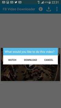 Video Downloader for facebook screenshot 2
