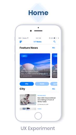 WP News - WordPress to Android screenshot 2