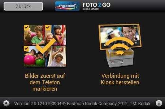 Foto-Paradies Foto2Go Mobile screenshot 2
