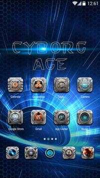 Cyborg Age GO Launcher Theme screenshot 1