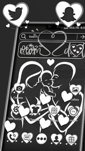 Parents Love Theme Launcher screenshot 1