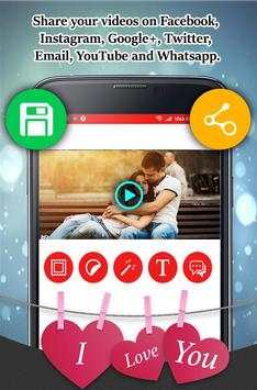 Love Photo Video Movie Maker स्क्रीनशॉट 7