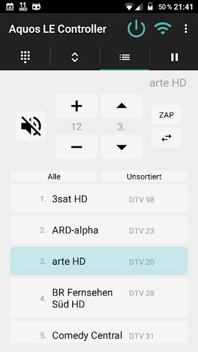 Controller für Sharp Aquos LE TV screenshot 1