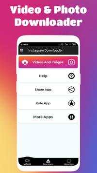 Downloader for Instagram : Photo & Video New 2020 screenshot 1