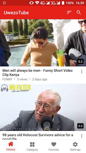 Uwezotube - Trending Funny Short videos Clips screenshot 1