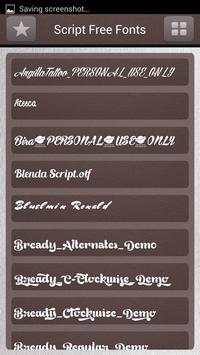 Script Font Style screenshot 2