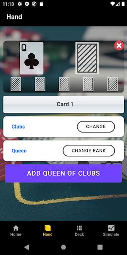 Poker Odds Emulator Lite screenshot 1