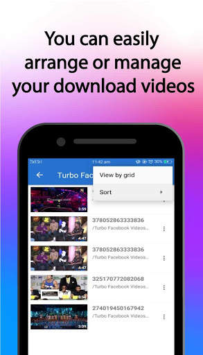Turbo Video Downloader for Facebook and Instagram screenshot 6