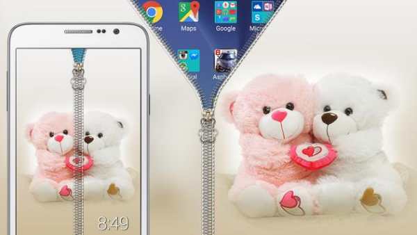 Teddy Bear Zipper Lock screenshot 1