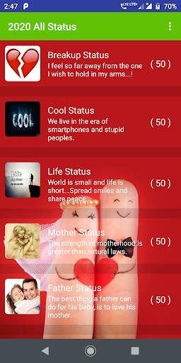 2021 All Best Status screenshot 3