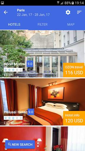 moboHotel - hotels search screenshot 2