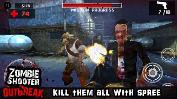 Zombie Shooter Outbreak screenshot 1