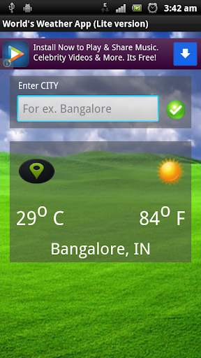 World's Weather Forecast Lite screenshot 5