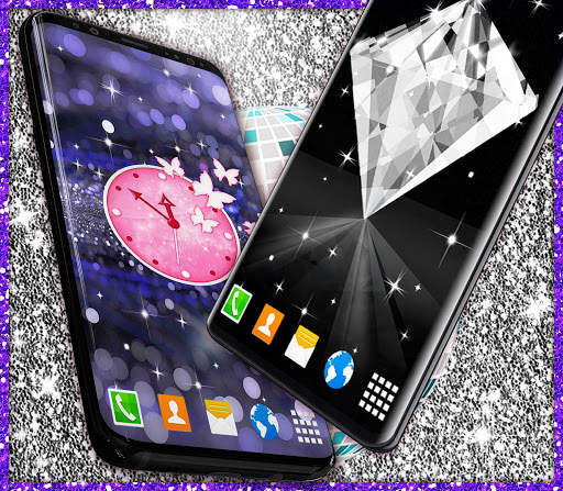Sparkle Live Wallpaper ❤️ Gold Glitter Wallpapers screenshot 4