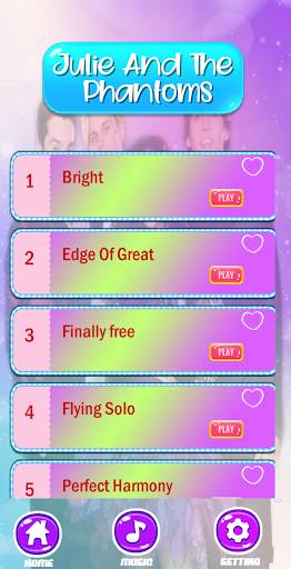 Julie and The phantoms piano screenshot 2