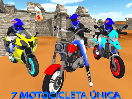 Simulador de fuga de motocicleta - carro e polícia screenshot 1