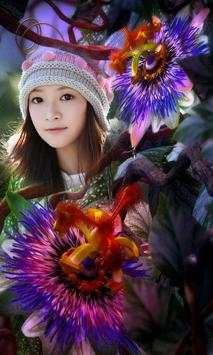 Neon Flower Photo Frames HD screenshot 2