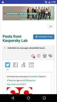 Kaspersky Social Channel screenshot 2