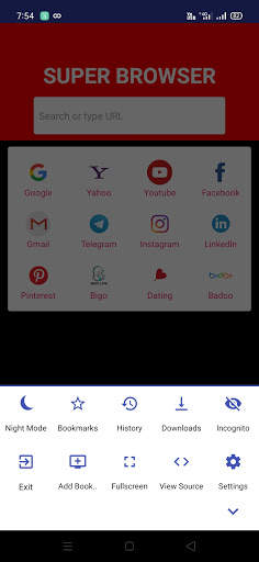 SUPER BROWSER screenshot 4