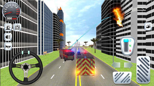 Modern Fire Truck Simulator 3D screenshot 1