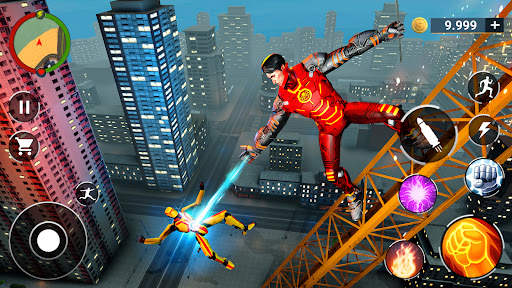 Iron Fighting: Hero Rope Game screenshot 17
