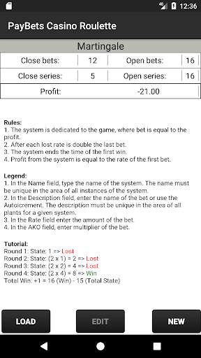PayBets Casino Roulette screenshot 3