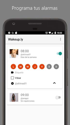 Wakeup.ly - Despertador para Tiktokers screenshot 1