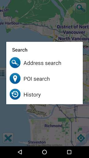 Map of Vancouver offline screenshot 2