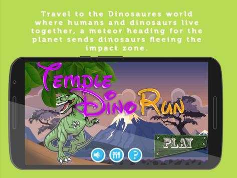 Temple Dino run screenshot 1