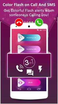 Color flashlight on call and SMS: Led flash alert screenshot 2