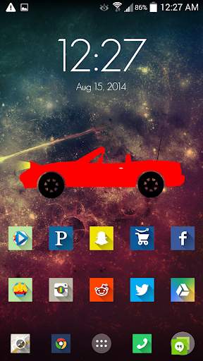 Roadster Weather Widget Free screenshot 1