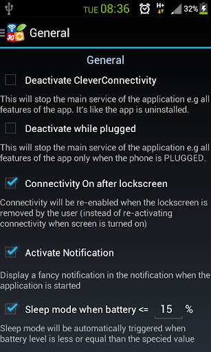 CleverConnectivity  +++Battery screenshot 2