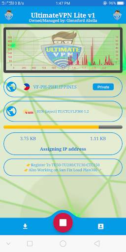 UltimateVPN Lite v1 screenshot 1