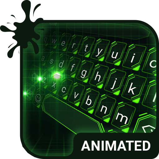Green Light Animated Keyboard + Live Wallpaper icon