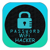 mot de passe wifi hacker prank icon