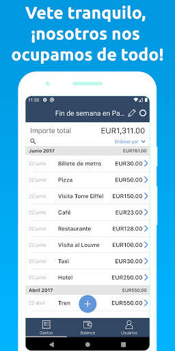 Dividir gastos entre amigos - Compartir costes screenshot 1