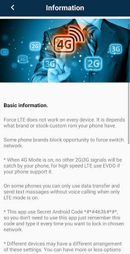 4G LTE Only - Force LTE Network Mode screenshot 4