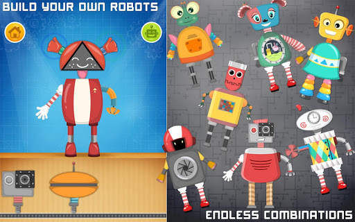 Robot game for preschool kids screenshot 1