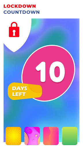 Lock down Countdown Widget - Days Left 2 تصوير الشاشة